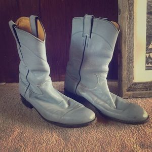 Blue Justin's Cowboys Boots